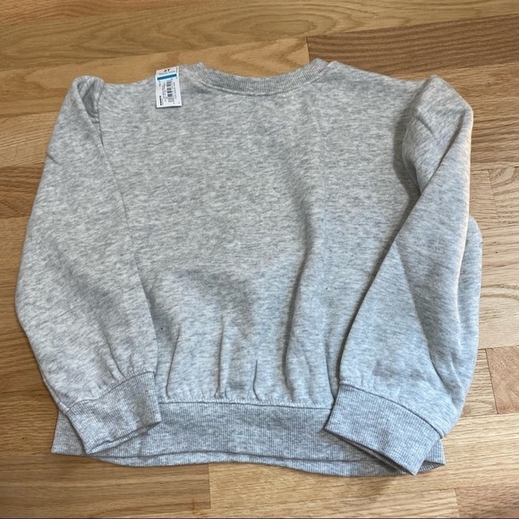 Disney Minnie Mouse Sweatshirt Christmas NWT 5T Gray Green Red - Picture 4 of 4